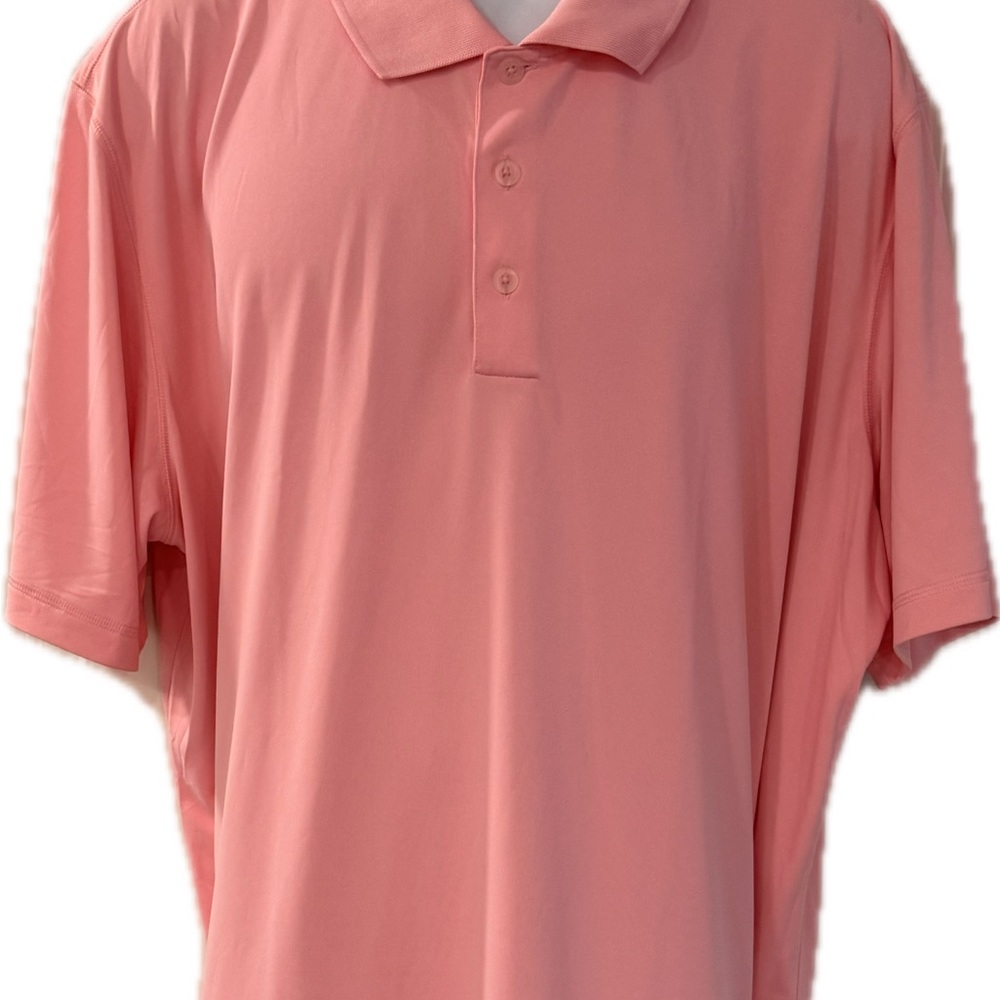 adidas Men's Pink Polo Shirt -XXL